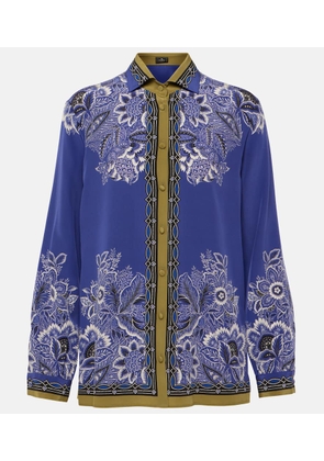 Etro Printed silk shirt