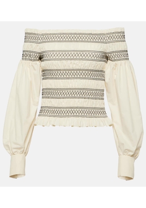 Max Mara Walk striped cotton top