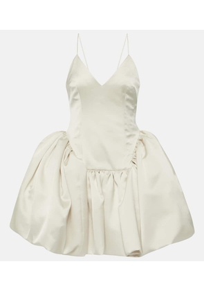 Danielle Frankel Bridal Estelle satin twill minidress