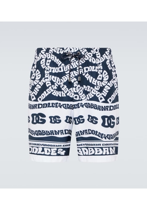 Dolce&Gabbana Printed swim trunks