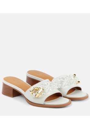 See By Chloe Embellished leather mules