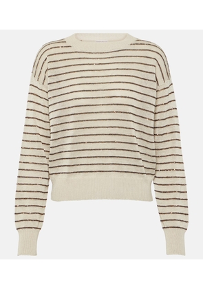 Brunello Cucinelli Striped cotton sweater