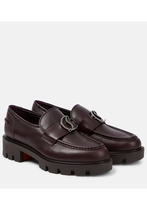Christian Louboutin CL Moc Lug leather loafers