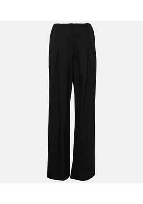 Fforme Faye high-rise wool wide-leg pants