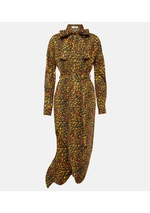 Vivienne Westwood Leopard-print cotton maxi dress