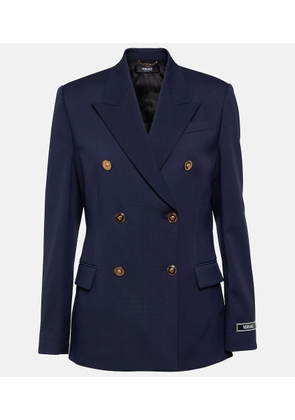 Versace Medusa double-breasted wool blazer