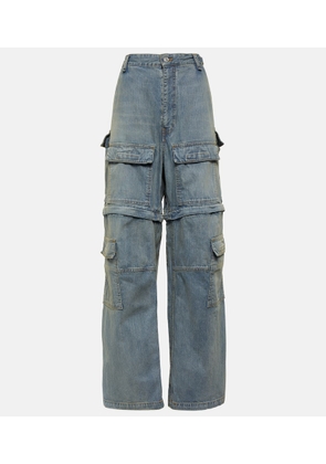 Balenciaga Mid-rise cargo jeans