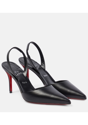 Christian Louboutin Apostropha leather slingback pumps