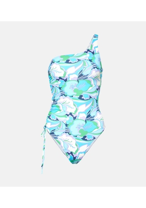 Melissa Odabash Bodrum one-shoulder floral swimsuit