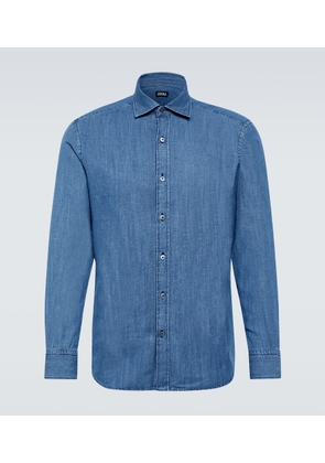 Zegna Cotton and linen shirt