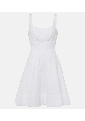 Staud Wells cotton poplin minidress