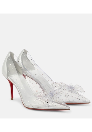 Christian Louboutin Jelly Strass 80 embellished PVC pumps