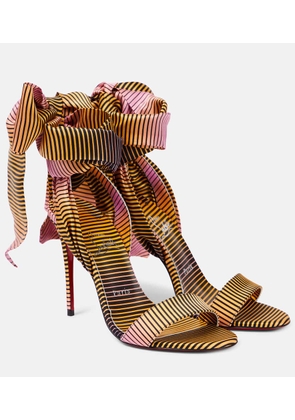 Christian Louboutin Sandale Du Desert 100 crepe satin sandals