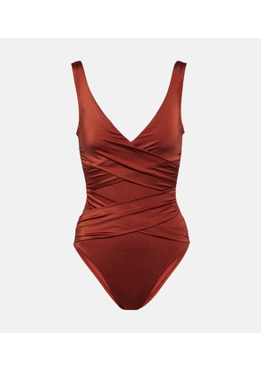 Karla Colletto Ruched swimsuit