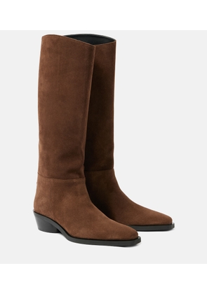 Proenza Schouler Bronco suede knee-high boots