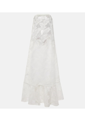 Adriana Degreas Jacquard maxi dress