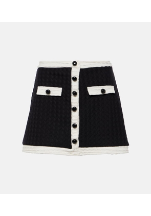 Adriana Degreas Jacquard miniskirt