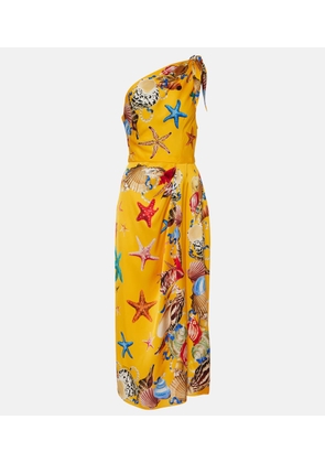 Dolce&Gabbana Capri printed silk-blend midi dress