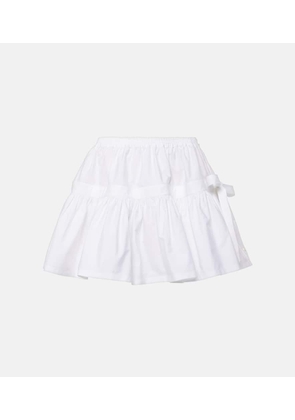 Alaia Bow-detail ruffled miniskirt