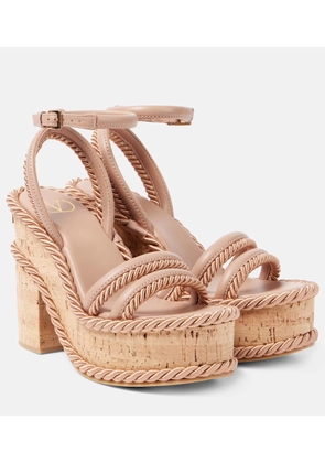 Valentino Garavani VLogo Summerblocks leather platform sandals