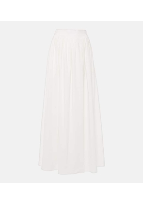 Adriana Degreas Cotton poplin maxi skirt
