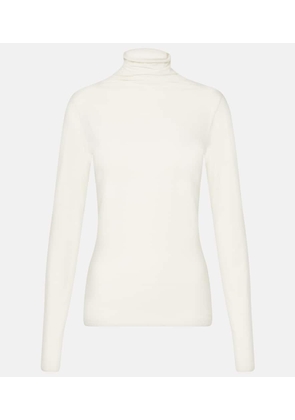 Velvet Talisia cotton-blend turtleneck top