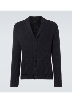 Tom Ford Ribbed-knit wool and silk cardigan