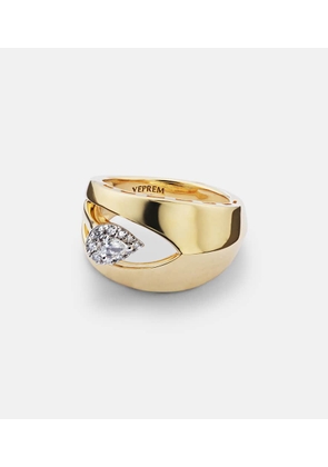 Yeprem 18kt gold ring with diamonds