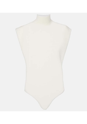Alaia Turtleneck wool bodysuit