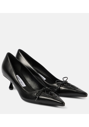 Jimmy Choo Scarlett 50 leather pumps