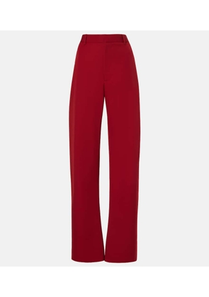 Bottega Veneta High-rise wool twill straight pants