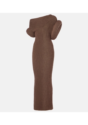 Acne Studios Katon asymmetric maxi dress