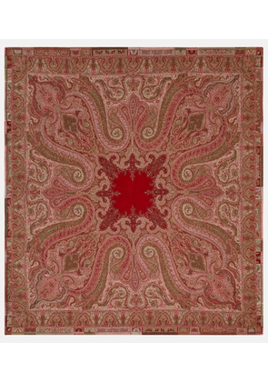 Etro Carvin paisley wool throw