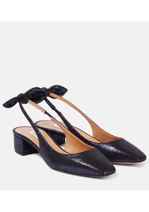 Aquazzura Very Bow 35 slingback pumps