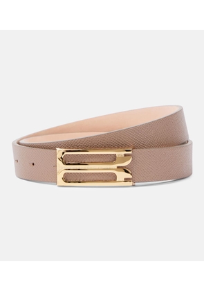 Victoria Beckham Frame leather belt