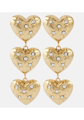 Jennifer Behr Harlow crystal-embellished drop earrings