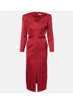 Safiyaa Asuman off-shoulder midi dress