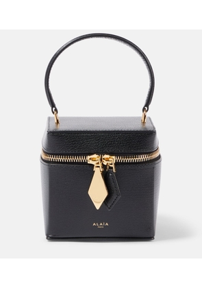 Alaia Cube leather vanity bag