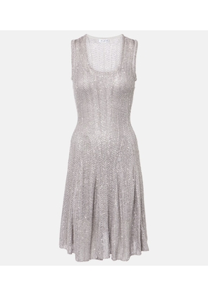 Alaia Sequined knitted minidress