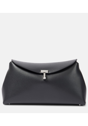 Toteme T-Lock Small leather clutch