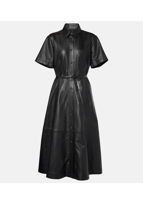 Altuzarra Kiera leather shirt dress