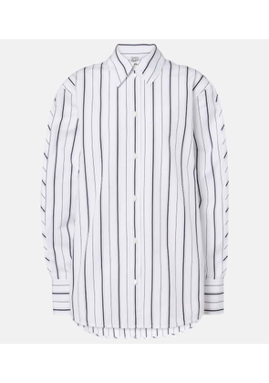 Toteme Striped cotton poplin shirt