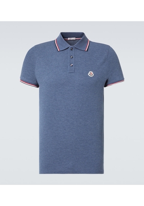 Moncler Logo cotton piquet polo shirt