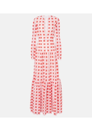 Giambattista Valli Belted lace maxi dress
