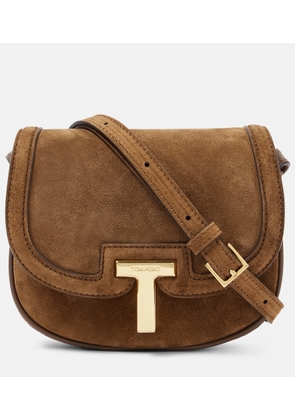 Tom Ford Wallis Mini suede shoulder bag
