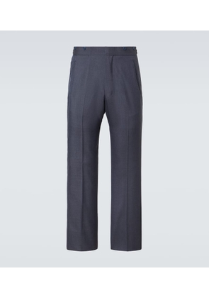 Prada Mohair and silk straight pants