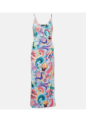 Etro Printed midi dress