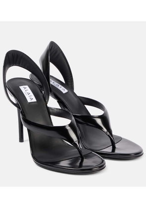 Alaia Infradito leather thong sandals