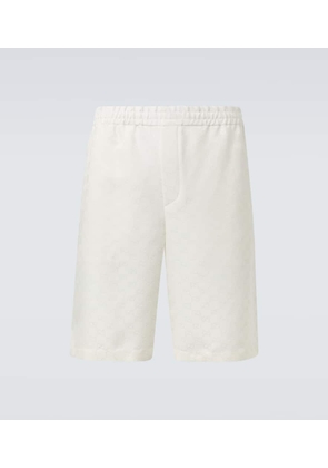Gucci GG linen-blend shorts