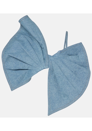 Nina Ricci Bow-detail denim top